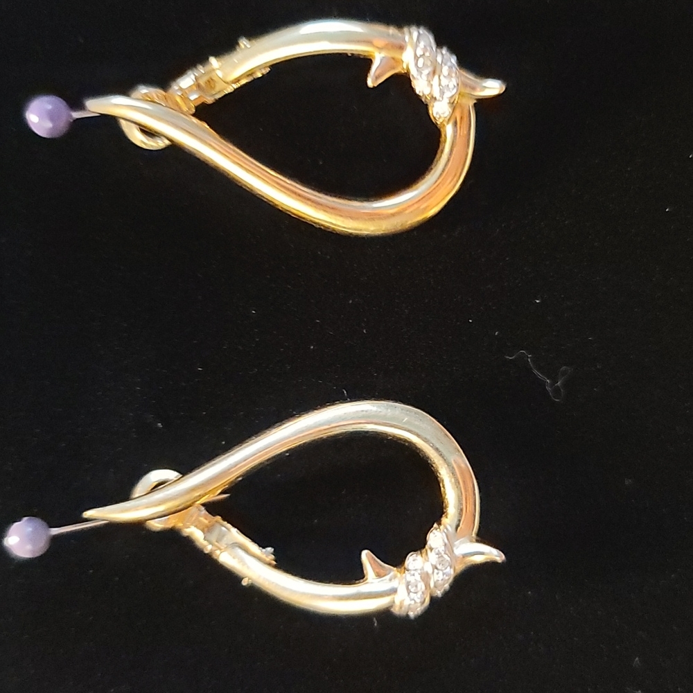 Swarovski Hoop Earrings